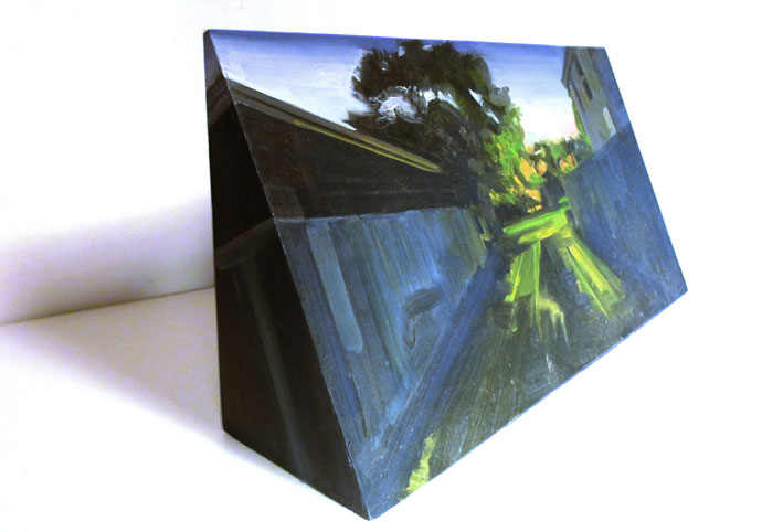 Implied violence, 2011, Oil on board